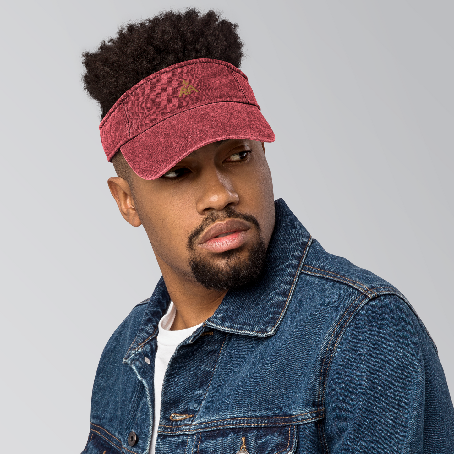 RA Brand Denim visor