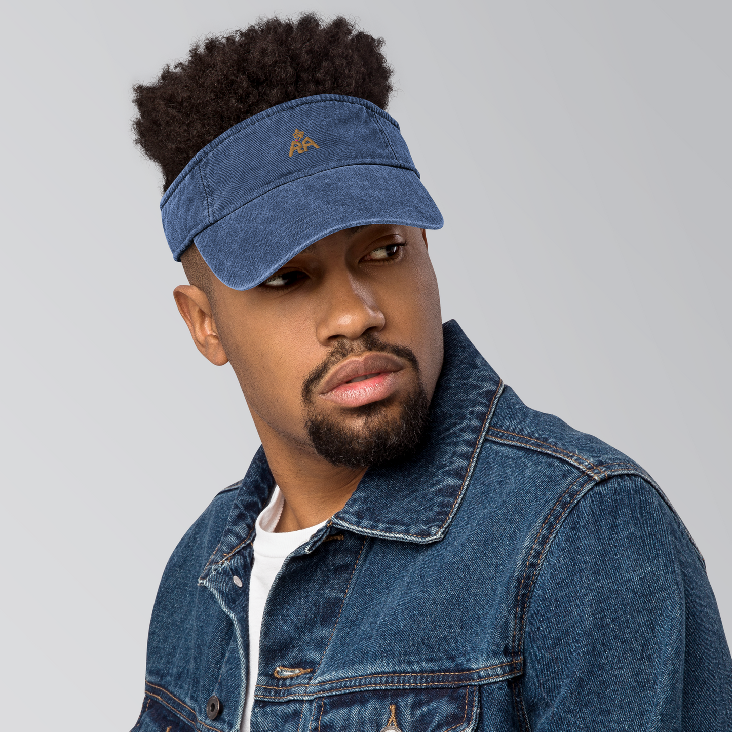 RA Brand Denim visor