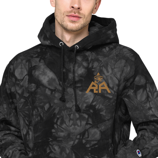 Unisex Champion x RA Brand tie-dye hoodie